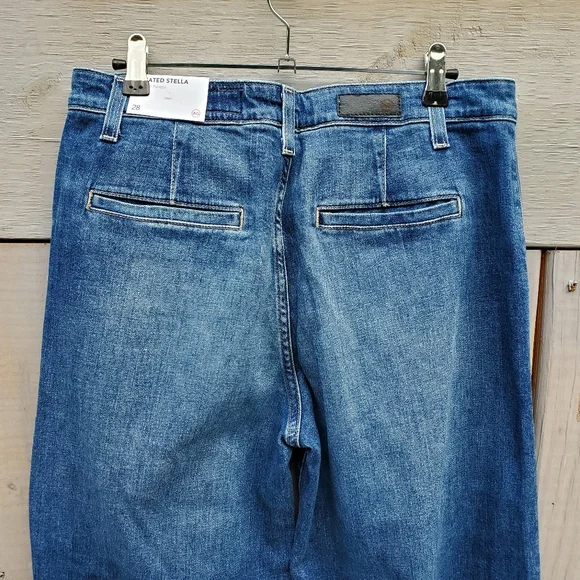 AG Adriano Goldschmied Blue Flare Jeans NWT - Picture 9 of 13